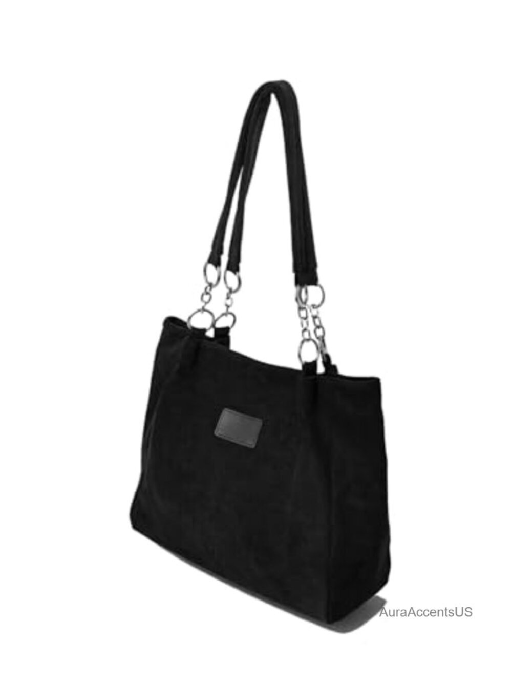 Women's Suede Tote Bag Casual Shoulder Shopper Handbag